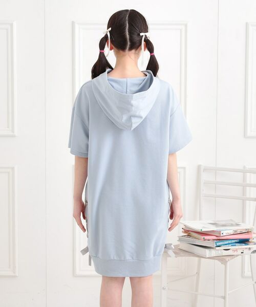 PINK-latte / ピンク ラテ ワンピース | ミニ裏レースパーカワンピース | 詳細3