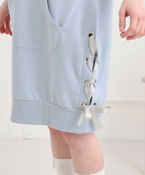 PINK-latte / ピンク ラテ ワンピース | ミニ裏レースパーカワンピース | 詳細7