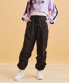 PINK-latte / ピンク ラテ パンツ | シャーリングカーゴパンツ