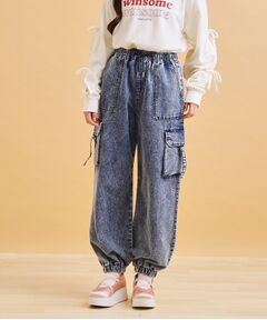 PINK-latte / ピンク ラテ パンツ | デニムカーゴパンツ