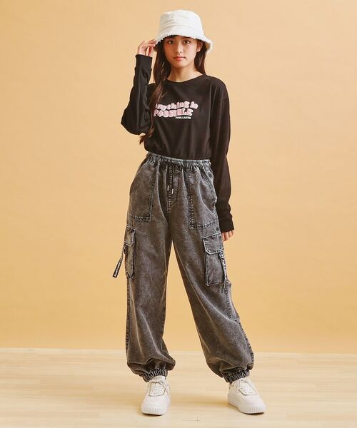 PINK-latte / ピンク ラテ パンツ | デニムカーゴパンツ | 詳細10