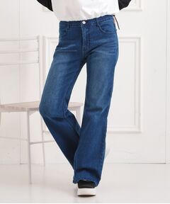 PINK-latte / ピンク ラテ デニムパンツ | セミフレアデニムパンツ