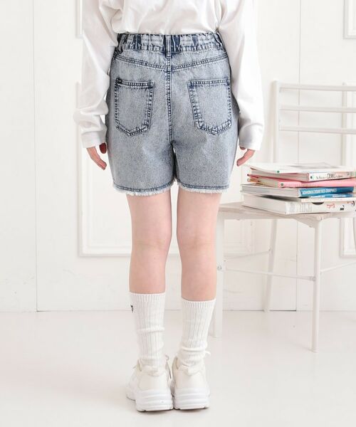 PINK-latte / ピンク ラテ ショート・ハーフ・半端丈パンツ | ダメージショートパンツ | 詳細3