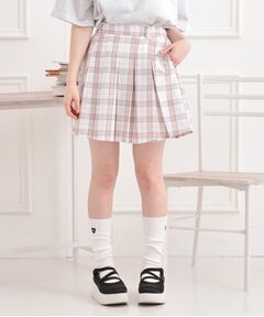 PINK-latte / ピンク ラテ ミニ・ひざ丈スカート | インパンプリーツチェックスカート