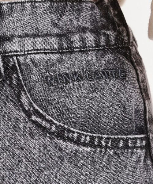 PINK-latte / ピンク ラテ ミニ・ひざ丈スカート | デニム裾プリーツスカート | 詳細15
