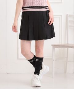 PINK-latte / ピンク ラテ ミニ・ひざ丈スカート | インパンプリーツ無地スカート