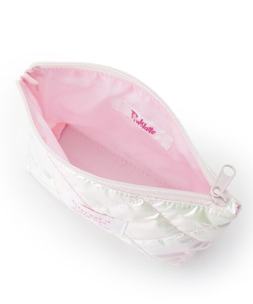 PINK-latte / ピンク ラテ ポーチ | シャイニーキルトポーチ | 詳細4