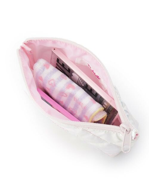 PINK-latte / ピンク ラテ ポーチ | シャイニーキルトポーチ | 詳細5