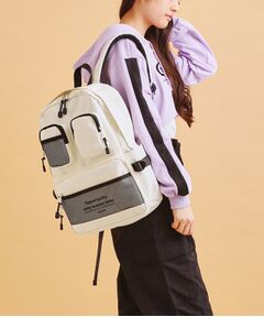 PINK-latte / ピンク ラテ リュック・バックパック | 【本体容量約14L】Wポケットリュック