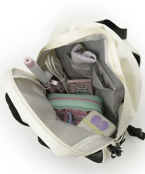 PINK-latte / ピンク ラテ リュック・バックパック | 【本体容量約14L】Wポケットリュック | 詳細14