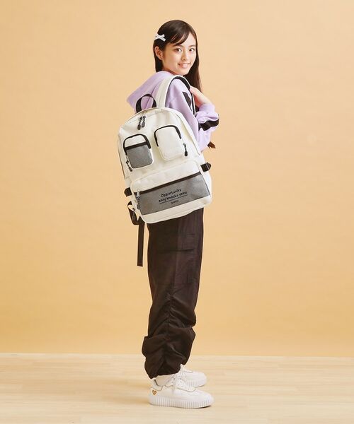 PINK-latte / ピンク ラテ リュック・バックパック | 【本体容量約14L】Wポケットリュック | 詳細3