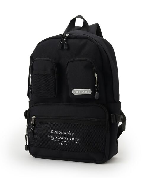 PINK-latte / ピンク ラテ リュック・バックパック | 【本体容量約14L】Wポケットリュック | 詳細4