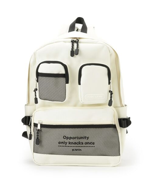 PINK-latte / ピンク ラテ リュック・バックパック | 【本体容量約14L】Wポケットリュック | 詳細7