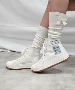 PINK-latte / ピンク ラテ スニーカー | ハイカットネームスニーカー