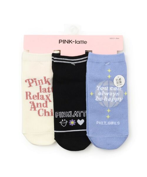 PINK-latte / ピンク ラテ ソックス | 【3Pセット】くるぶしソックス | 詳細1