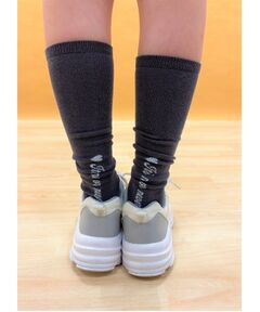 PINK-latte / ピンク ラテ ソックス | 【36cm】ロゴハイソックス