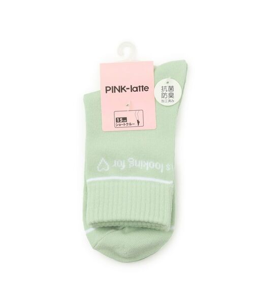 PINK-latte / ピンク ラテ ソックス | 【15cm丈】ピンボーダーショートソックス | 詳細2
