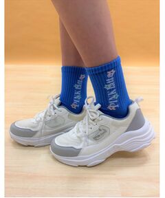 PINK-latte / ピンク ラテ ソックス | 【15cm丈】ロゴショートソックス