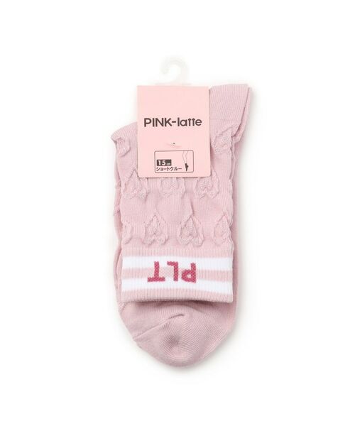 PINK-latte / ピンク ラテ ソックス | 【15cm丈】フロートハートソックス | 詳細3