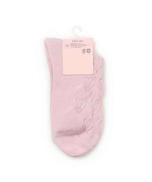 PINK-latte / ピンク ラテ ソックス | 【15cm丈】フロートハートソックス | 詳細4