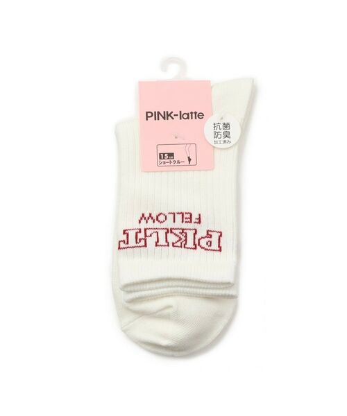 PINK-latte / ピンク ラテ ソックス | 【15cm丈】フレームロゴソックス | 詳細1