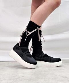 PINK-latte / ピンク ラテ ソックス | リボンハイソックス