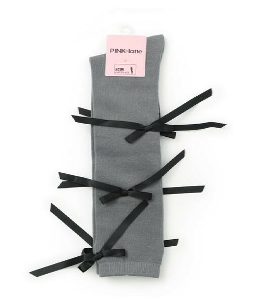 PINK-latte / ピンク ラテ ソックス | リボンハイソックス | 詳細2