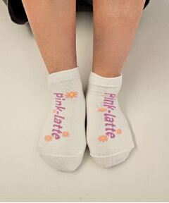 PINK-latte / ピンク ラテ ソックス | フラワーショート丈ソックス