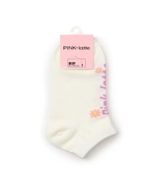 PINK-latte / ピンク ラテ ソックス | フラワーショート丈ソックス | 詳細1