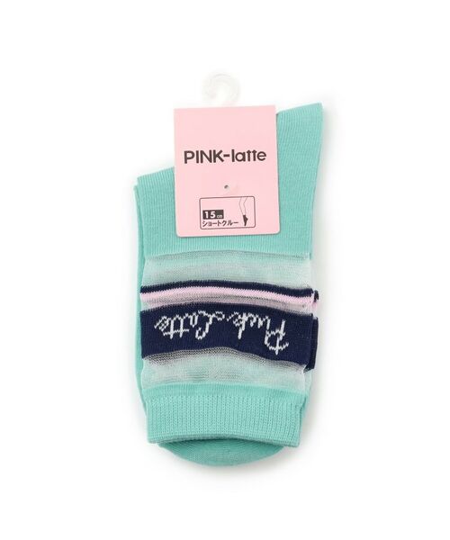 PINK-latte / ピンク ラテ ソックス | シースルーラインソックス | 詳細1