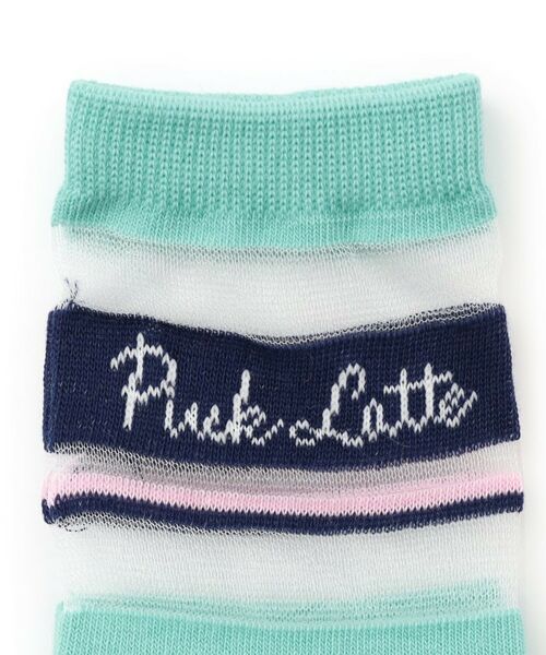 PINK-latte / ピンク ラテ ソックス | シースルーラインソックス | 詳細3