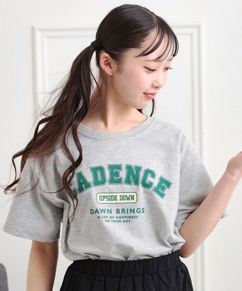 PINK-latte / ピンク ラテ Tシャツ | カレッジプリントTシャツ | 詳細11