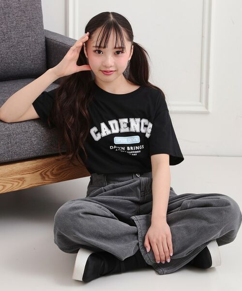 PINK-latte / ピンク ラテ Tシャツ | カレッジプリントTシャツ | 詳細16