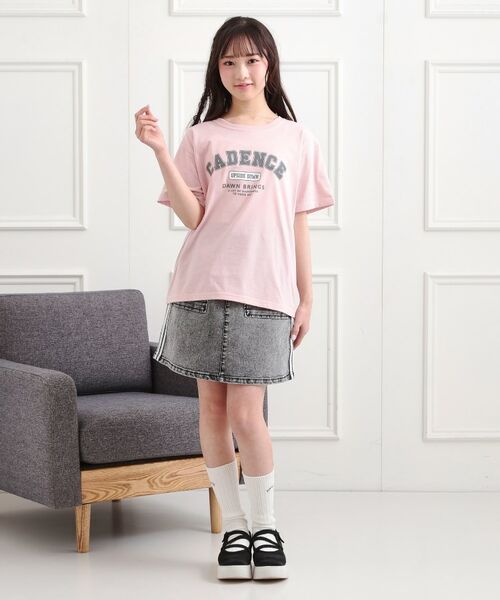 PINK-latte / ピンク ラテ Tシャツ | カレッジプリントTシャツ | 詳細24