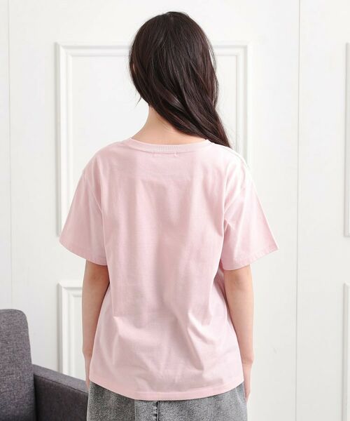 PINK-latte / ピンク ラテ Tシャツ | カレッジプリントTシャツ | 詳細3