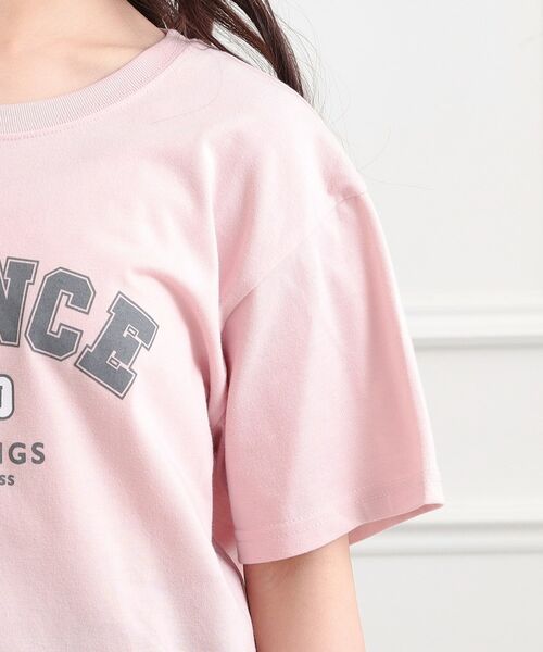 PINK-latte / ピンク ラテ Tシャツ | カレッジプリントTシャツ | 詳細5