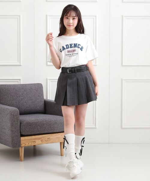 PINK-latte / ピンク ラテ Tシャツ | カレッジプリントTシャツ | 詳細9