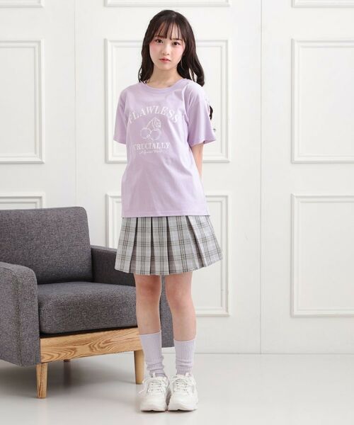 PINK-latte / ピンク ラテ Tシャツ | チェリーモチーフTシャツ | 詳細16