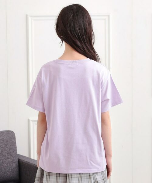 PINK-latte / ピンク ラテ Tシャツ | チェリーモチーフTシャツ | 詳細3