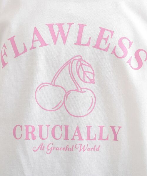 PINK-latte / ピンク ラテ Tシャツ | チェリーモチーフTシャツ | 詳細9