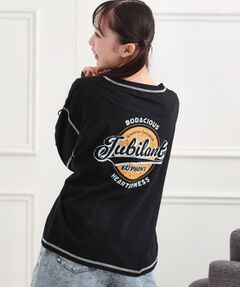 PINK-latte / ピンク ラテ カットソー | 配色ステッチロンT