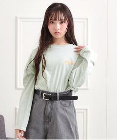 PINK-latte / ピンク ラテ カットソー | 配色ステッチロンT