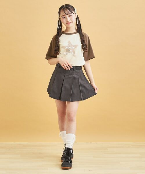 PINK-latte / ピンク ラテ Tシャツ | スプレー星ラグランTシャツ | 詳細17