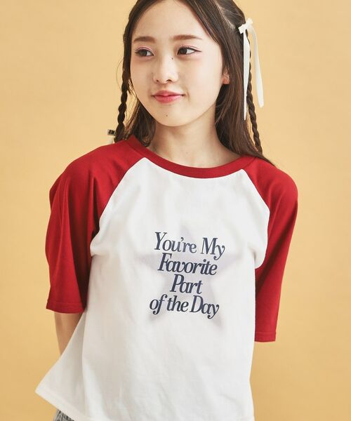 PINK-latte / ピンク ラテ Tシャツ | スプレー星ラグランTシャツ | 詳細19