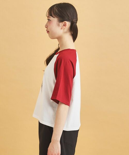 PINK-latte / ピンク ラテ Tシャツ | スプレー星ラグランTシャツ | 詳細2