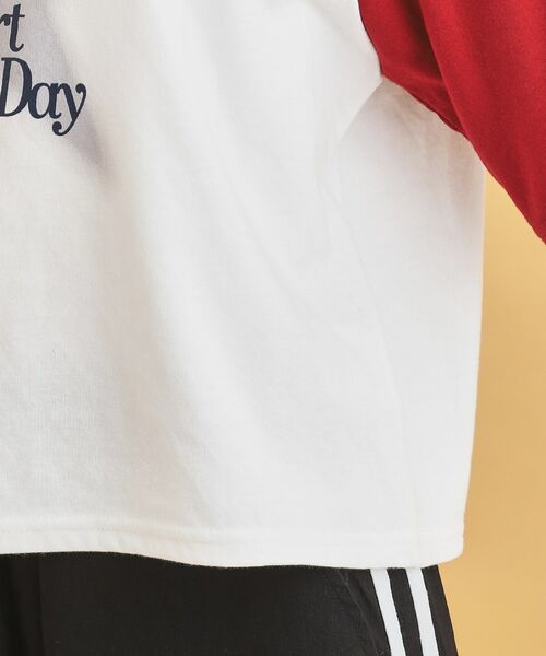 PINK-latte / ピンク ラテ Tシャツ | スプレー星ラグランTシャツ | 詳細6