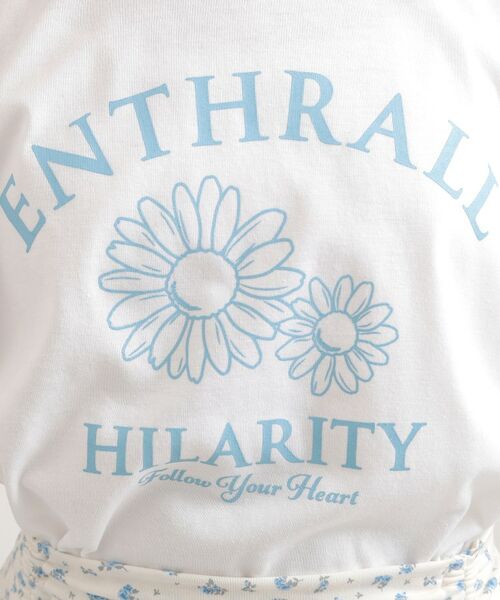 PINK-latte / ピンク ラテ Tシャツ | フラワーモチーフTシャツ | 詳細10