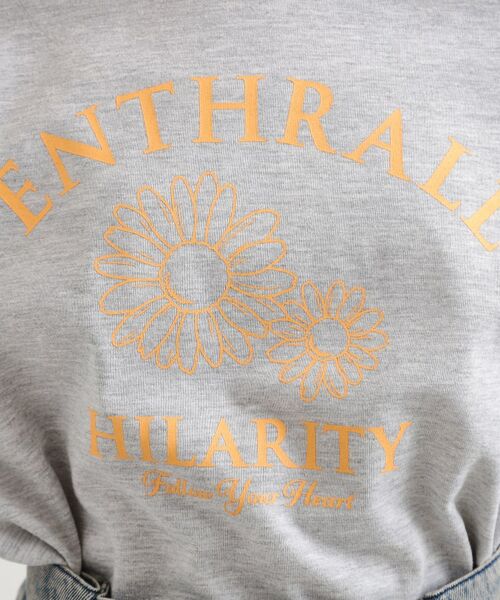 PINK-latte / ピンク ラテ Tシャツ | フラワーモチーフTシャツ | 詳細14