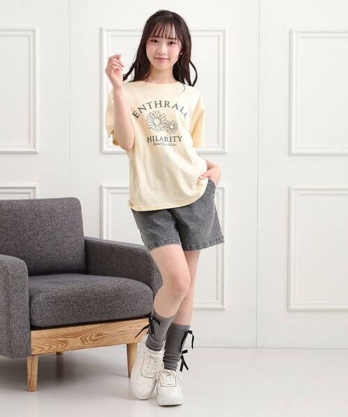 PINK-latte / ピンク ラテ Tシャツ | フラワーモチーフTシャツ | 詳細16