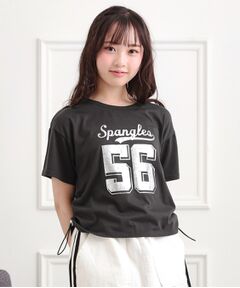 PINK-latte / ピンク ラテ Tシャツ | サイドアジャスターナンバリングTシャツ